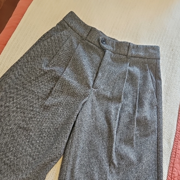 Gu Pants - Gray Women's Herringbone Pants